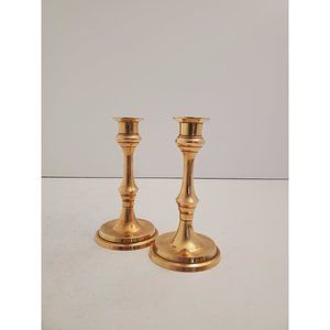 Vintage Brass Candlesticks -, Solid Brass Candle Holders, Sold together …